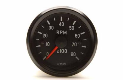 Revolution Counter 12V 52mm 0 - 8000 p/min