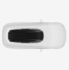Roof Box (232x92x37cm; 450L), Black Glossy