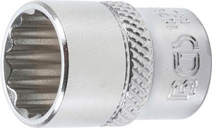 Socket Wrench Insert 1/4" Socket, 12-point, 13 mm