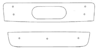 Trim/Protection Strip, radiator grille Audi A3 2003-2005