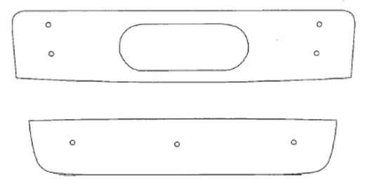 Trim/Protection Strip, radiator grille Audi A3 2003-2005