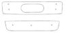 Trim/Protection Strip, radiator grille Audi A3 2003-2005