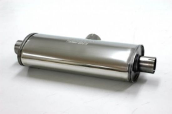 Centre/Rear Muffler Pütt Duplex 3" - 2,5 RV ovaal 140/220mm L=500mm