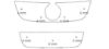 Trim/Protection Strip, radiator grille VW Golf Variant 2007-