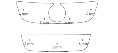 Trim/Protection Strip, radiator grille VW Golf Variant 2007-
