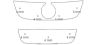 Trim/Protection Strip, radiator grille VW Golf Variant 2007-
