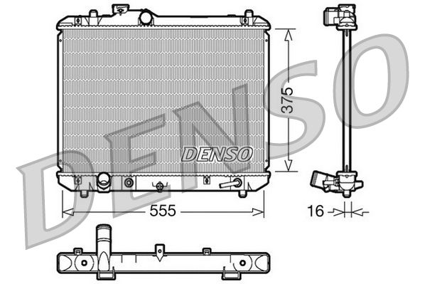 Radiator, engine cooling SUZUKI Swift 1.3 i * Aut. 0
