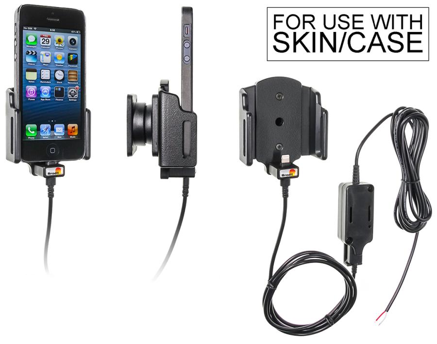 Mobile phone/PDA holder Apple iPhone 5/5S/SE 59-63mm fiks.laadija