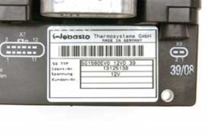 Control unit, auxilliary heater AirTop 3900EVO D 12V