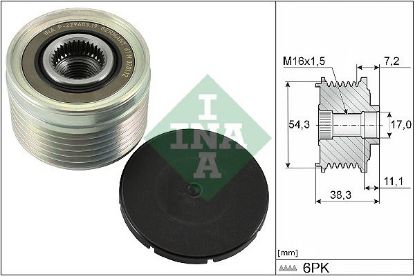 Alternator Freewheel Clutch PSA - 96 430 016 80