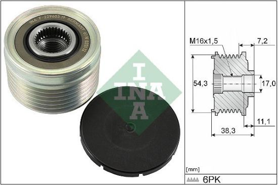 Alternator Freewheel Clutch PSA - 96 430 016 80