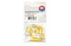 Terminal, electric universal parts rõngas M5 (5.3mm) kollane