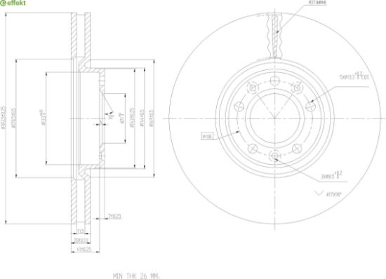 Brake Disc PSA - 4249.A3