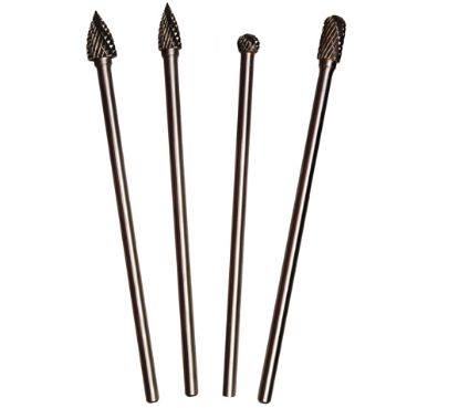 Cutter Set 4-piece HSS Milling Cutter Set, extra long Cutter Set 4-piece HSS Milling Cutter Set, extra long