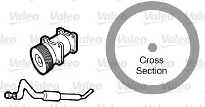 Gasket, coolant pipe CHRYSLER/FORD/ Porsche