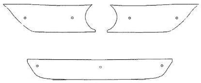 Trim/Protection Strip, radiator grille VW Passat (CC) 2008-