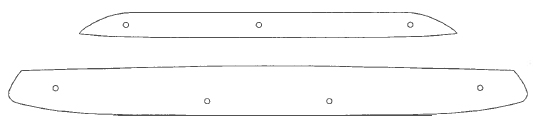 Trim/Protection Strip, radiator grille Ford Fiesta 2009-2012 (ei sobi mudelile Sport)