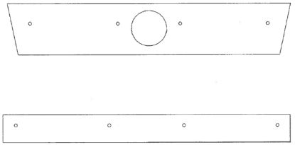 Trim/Protection Strip, radiator grille VW Transporter T4 96-03 (muudetud iluvõrega)