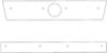 Trim/Protection Strip, radiator grille VW Transporter T4 96-03 (muudetud iluvõrega)