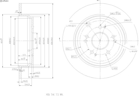 Brake Disc HONDA - 42510-SCA-E50