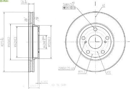 Brake Disc TOYOTA - 43512-02180