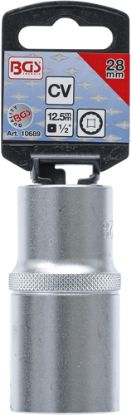 Socket Wrench Insert 1/2 Deep Socket, 12-pt., 28 mm