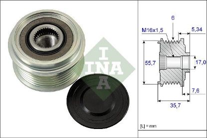 Alternator Freewheel Clutch MERCEDES-BENZ - 662 154 54 02