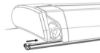 Mounting Set, roof rack Awning Fixation Kit TO 6300/6200/9200