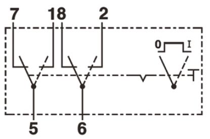 Switch 0-I 24V,8A
