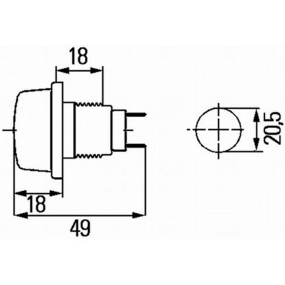 Park Light HYMER - 8007965-00 - E1 584