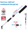 Snow Broom Tele-is, 77-105cm (teleskoop)