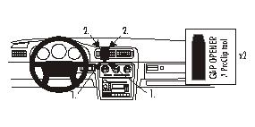 Trim Frame Volvo S70/V70 97-99