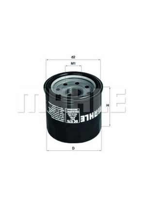 Oil Filter MC - SUZUKI - 16097-1072