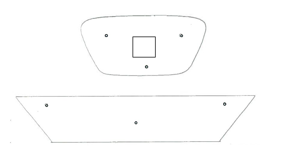 Trim/Protection Strip, radiator grille Seat Altea XL 2010-