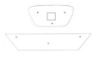 Trim/Protection Strip, radiator grille Seat Altea XL 2010-