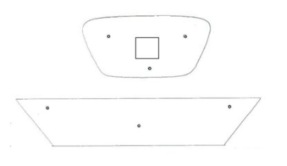 Trim/Protection Strip, radiator grille Seat Altea XL 2010-