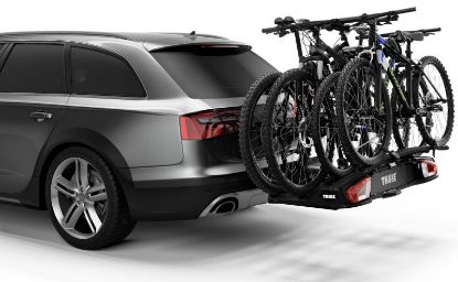 Extension Set, trailer hitch bike carrier VeloSpace XT Bike Adapter Black