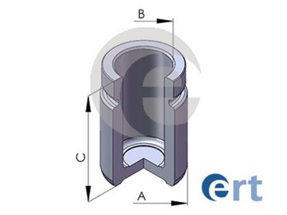 Piston, brake caliper V-CLASS (638/2), 406 Break (8E/F)