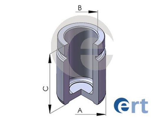 Piston, brake caliper V-CLASS (638/2), 406 Break (8E/F)