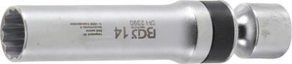 Extension, socket wrench Süüteküünla padrun 14 mm, 12-pt, liigendiga