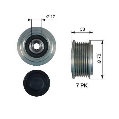 Alternator Freewheel Clutch Honda