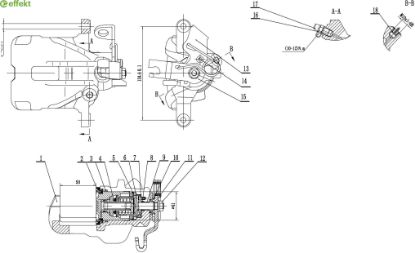 Brake Caliper RENAULT - 77 01 056 165