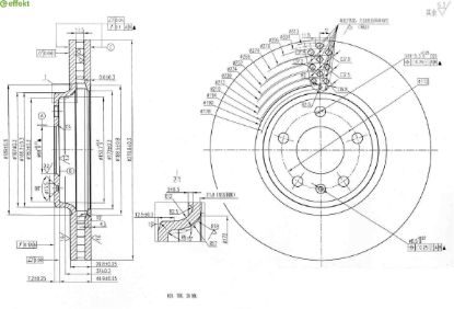 Brake Disc VAG - 8K0 615 301 A