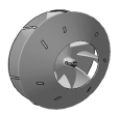 Motor impeller, air blower AT-Evo 2000