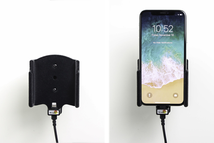 Mobile phone/PDA holder Apple iPhone X/XS fiks.laadija padded