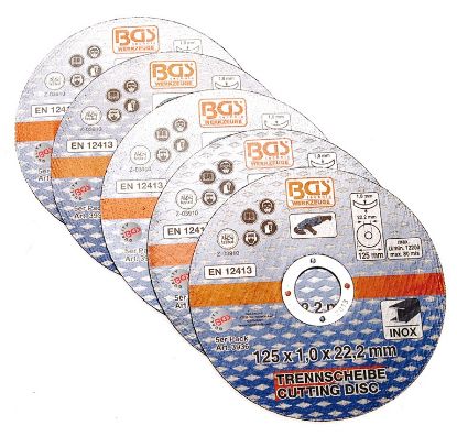 Flap Wheel Sanding Disc, angle grinder Lõikeketas Roostevaba terasele 125x1,0x22,2  5tk