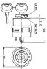 Switch süütelukk 0-1 80V/3A, IP63