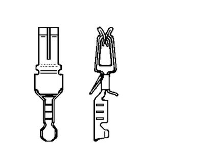 Terminal, electric universal parts MDK-1 0,75-1,5mm2  100tk
