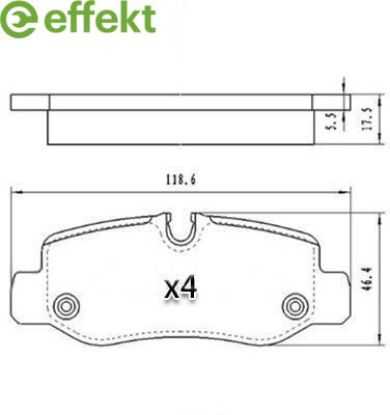 Brake Pad Set, disc brake MERCEDES-BENZ - 447 420 01 20