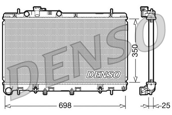 Radiator, engine cooling SUBARU Outback 3.0 i Aut. æ0